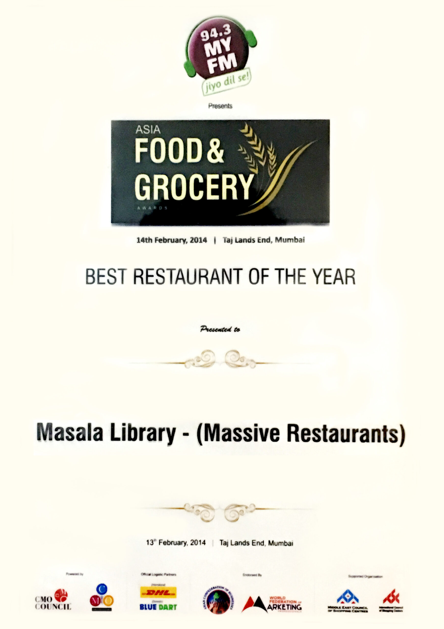 Massive Restaurants: Group recognition